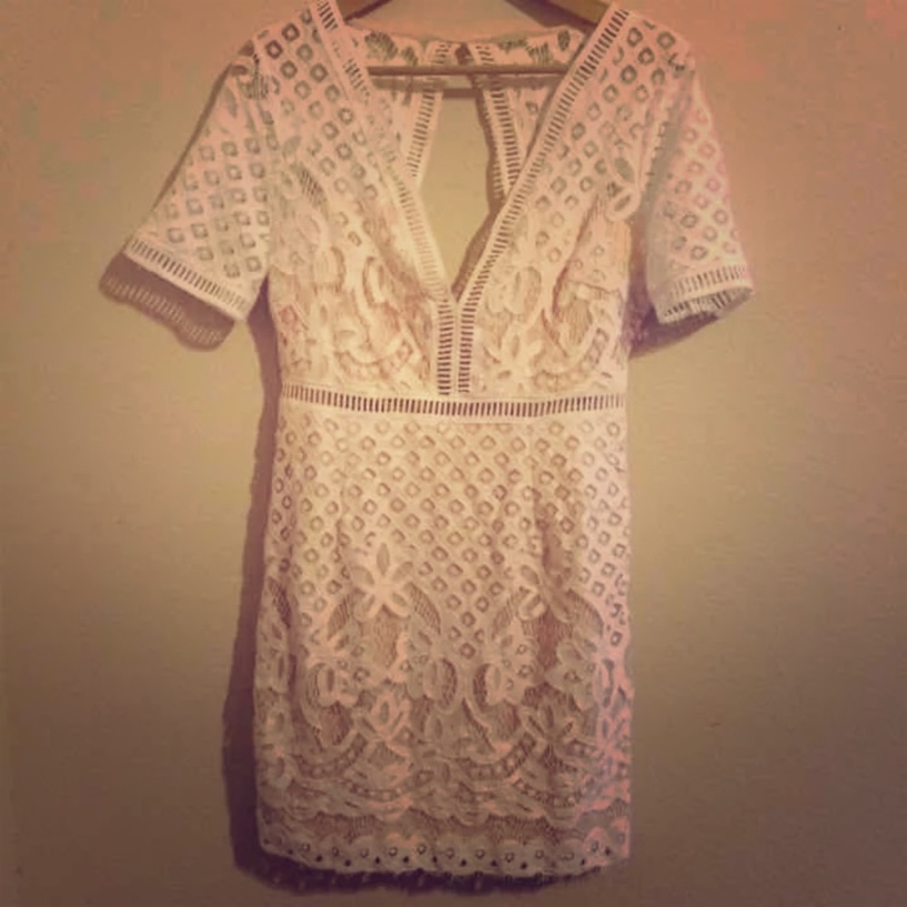 White Lace Dress